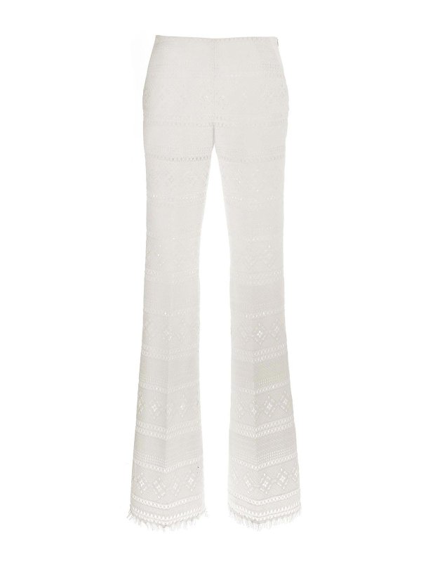 ERMANNO SCERVINO: pantaloni casual - Pantaloni in pizzo