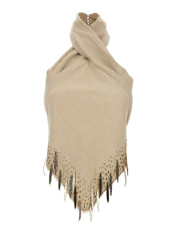 PACO RABANNE: Tops & Tank tops - Off The Shoulder Top