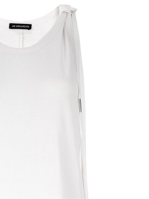 The Best Shops ANN DEMEULEMEESTER: マキシドレス - マキシドレス - 白