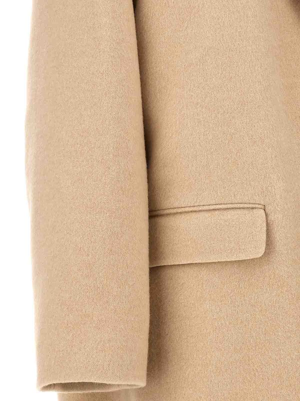 Kurzer Mantel - Beige shop online: ISABEL MARANT