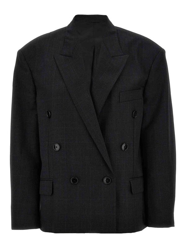 ISABEL MARANT: Vestes de costume - Blazer - Gris