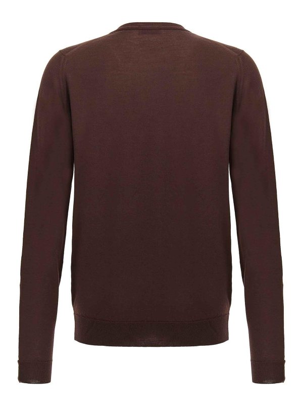 JOHN SMEDLEY: Cardigans online - Cardigan - Braun