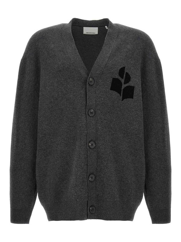 ISABEL MARANT: Cardigans - Cardigan - Grau