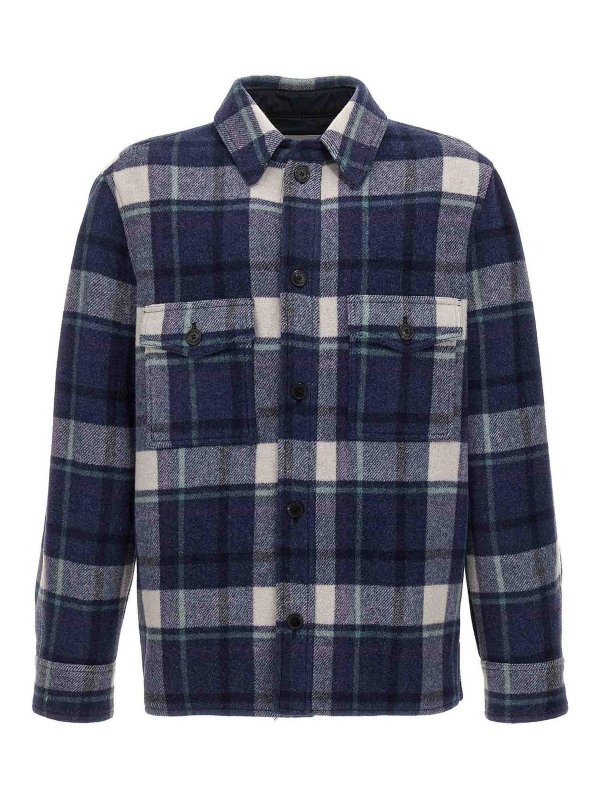 ISABEL MARANT: カジュアルジャケット - カジュアルジャケット - ブルー