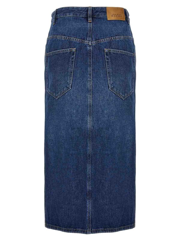Isabel Marant Etoile: Jupes midi et au genou online - Jupe Midi - Bleu