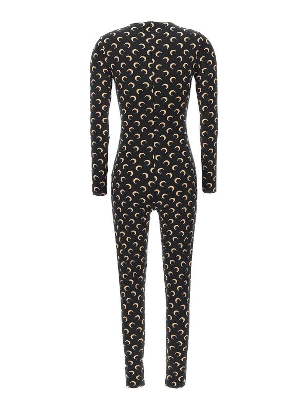 MARINE SERRE: クルーネック online - クルーネック - 黒