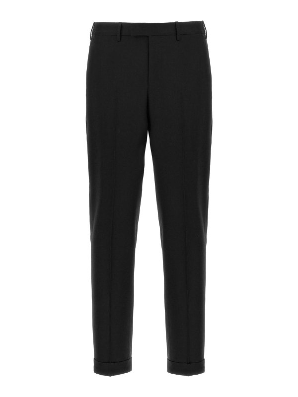 PT TORINO: Pantalones casual - Pantalón Casual - Negro