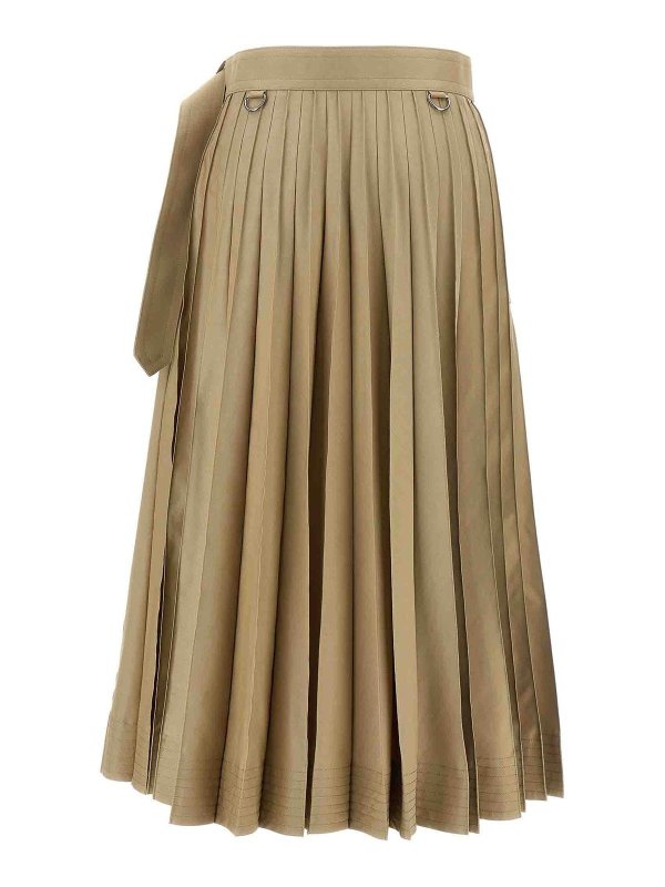 Sacai: Lange Röcke online - Langer Rock - Beige