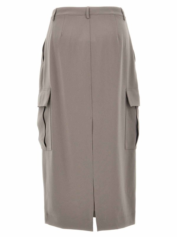 Theory: ニーレングススカート＆ミディ丈 online - 膝丈/ミディスカート - グレー