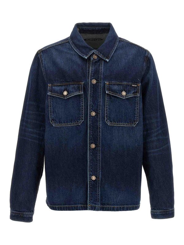 TOM FORD: Chemises - Chemise - Bleu