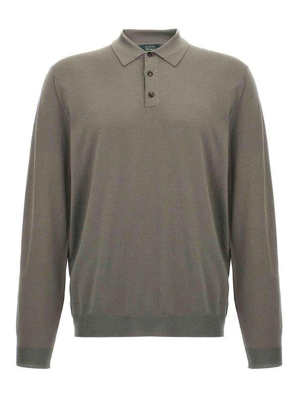 ZANONE: Poloshirts - Poloshirt - Grau