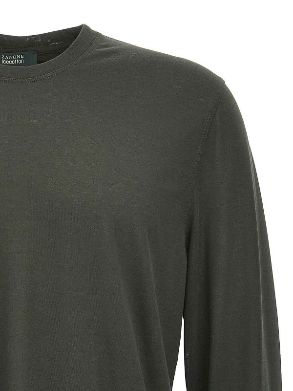 The Best Shops ZANONE: T-shirts - T-Shirt - Grün