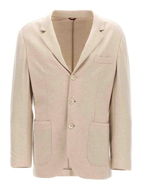 BRUNELLO CUCINELLI: Vestes de costume - Blazer - Beige