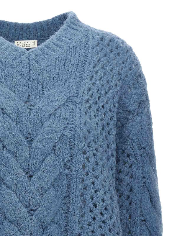 The Best Shops BRUNELLO CUCINELLI: Cardigans - Cardigan - Hellblau