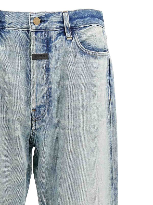 The Best Shops FEAR OF GOD: ストレートジーンズ - ストレートジーンズ - ライトブルー