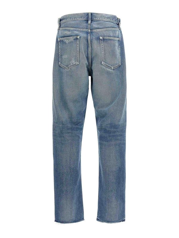 FEAR OF GOD: Jeans à jambe droite online - Jean Droit - Bleu