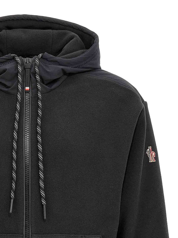 The Best Shops MONCLER: Sweatshirts & Sweaters - Fleece Hoodie
