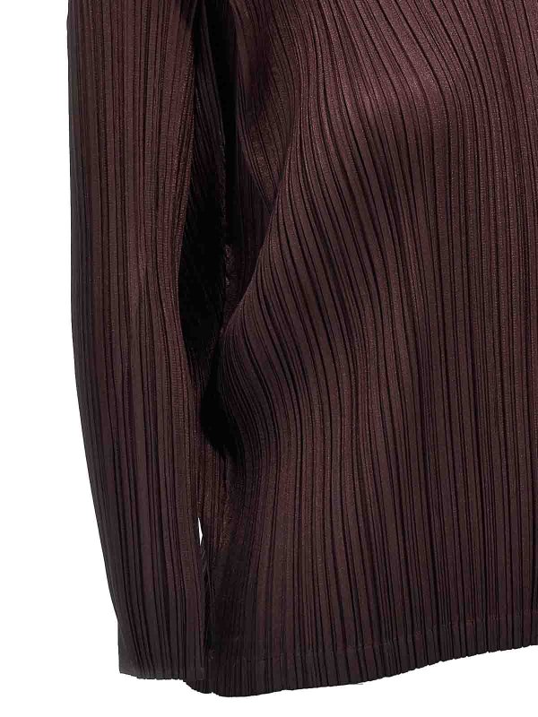 Blusa - Marrón shop online: PLEATS PLEASE ISSEY MIYAKE