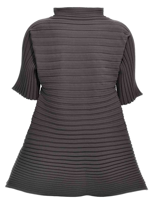 PLEATS PLEASE ISSEY MIYAKE: ブラウス online - ブラウス - グレー