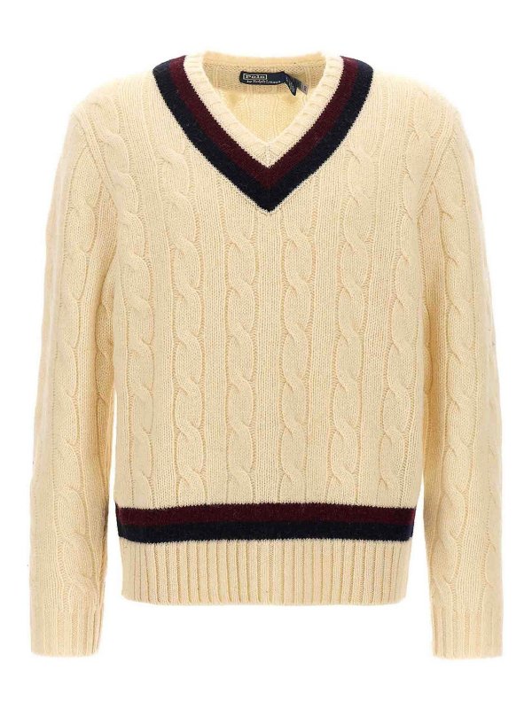 POLO RALPH LAUREN: クルーネック - クルーネック - 白