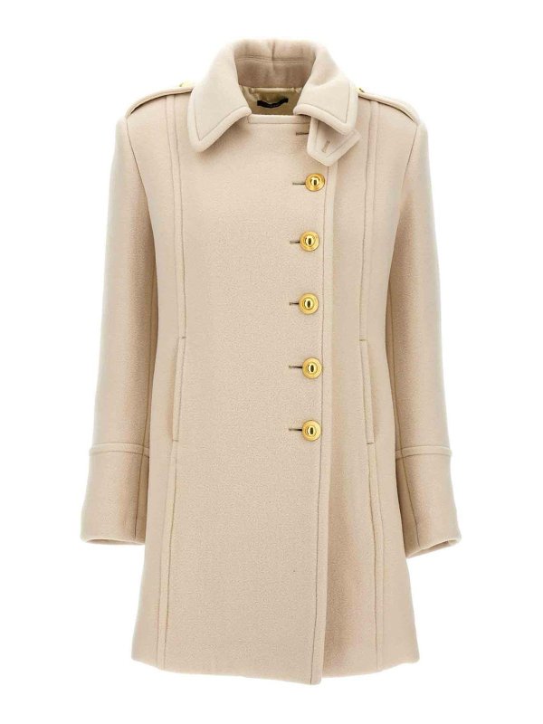 TOM FORD: Manteaux courts - Manteau Court - Blanc