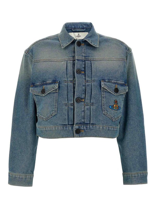 Vivienne Westwood Marlene Cropped Jacket | 19010018W010GK404 Vivienne Westwood Marlene Cropped Jacket | 19010018W010GK404