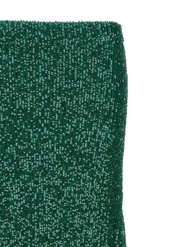 スカート LE TWINS 'Maria Cristina' long skirt (MARIACRISTINA VERDE) Le Twins Green Maria Cristina long skirt for Women Online
