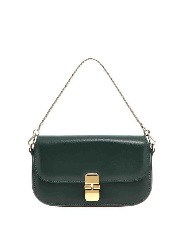 A.P.C.: Bolso clutch - Bolso Clutch - Verde