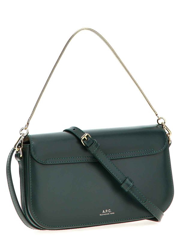 A.P.C.: Bolso clutch online - Bolso Clutch - Verde