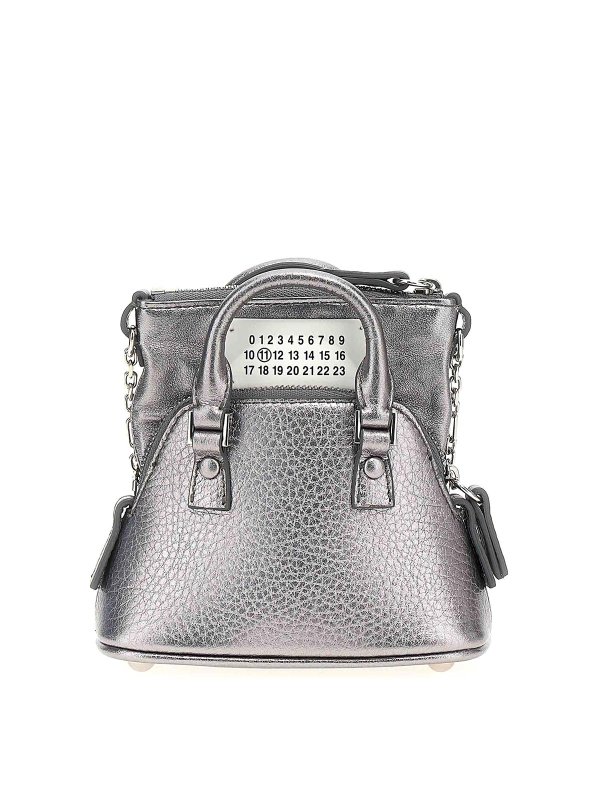 Maison Margiela: クロスボディバッグ - クロスボディバッグ - 銀