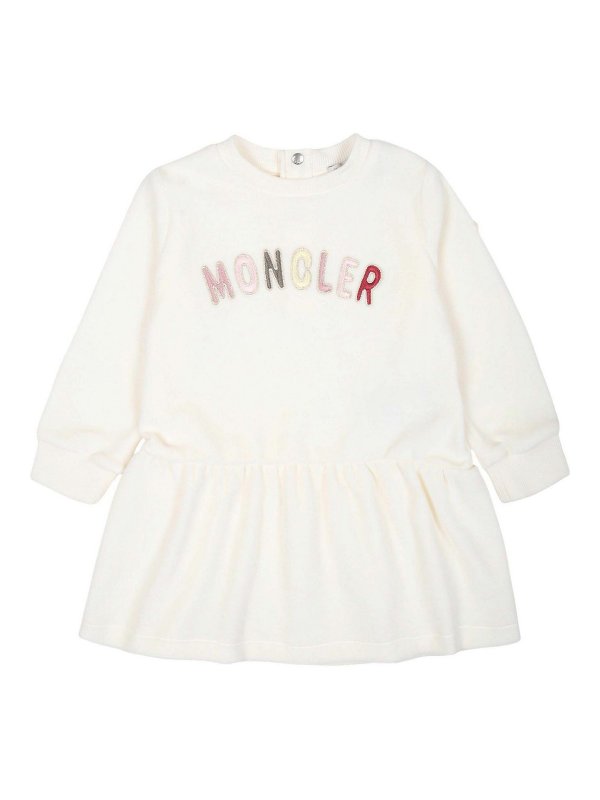 MONCLER: Robes courtes - Robe Courte - Blanc