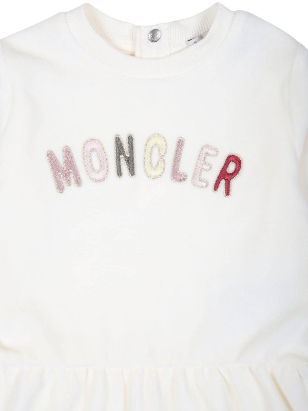 The Best Shops MONCLER: Robes courtes - Robe Courte - Blanc