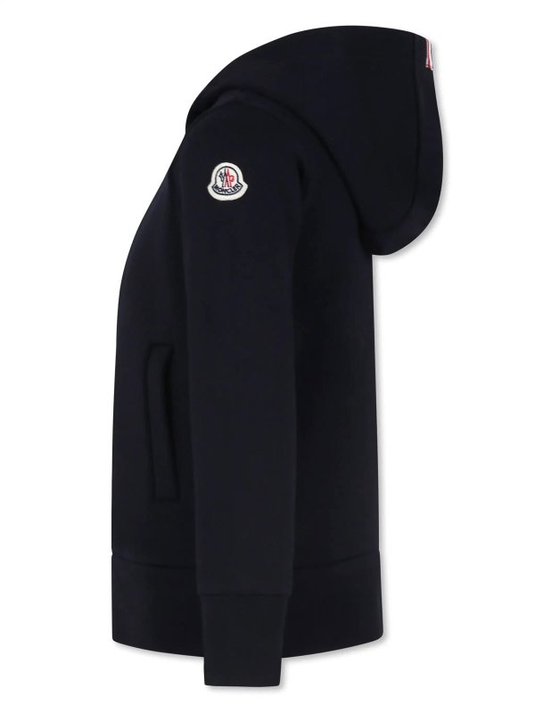 The Best Shops MONCLER: Sweatshirts & Sweaters - Zipped Sweatshirt With Hood