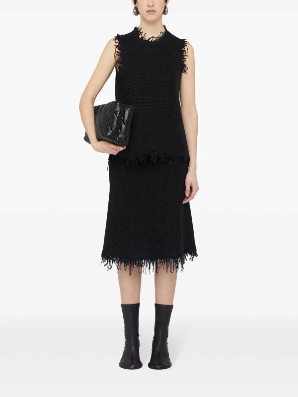 The Best Shops JIL SANDER: Tops y camisetas sin mangas - Top - Negro