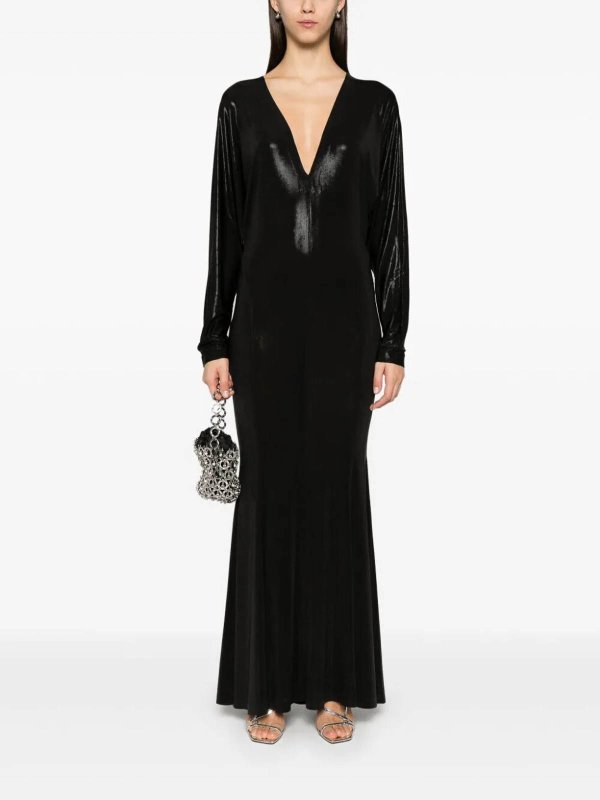 The Best Shops Norma Kamali: マキシドレス - マキシドレス - 黒