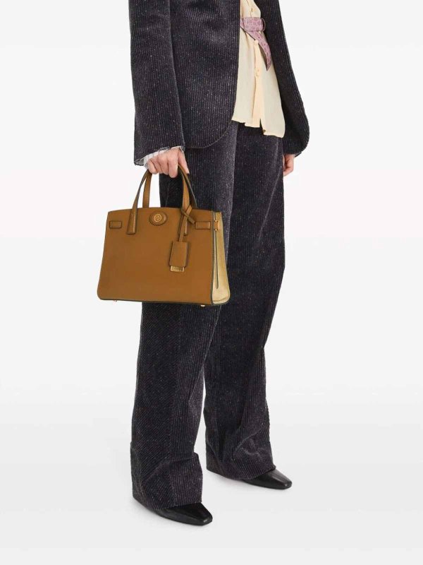 The Best Shops TORY BURCH: totes bags - Robinson Pebbled Leather Small Satchel