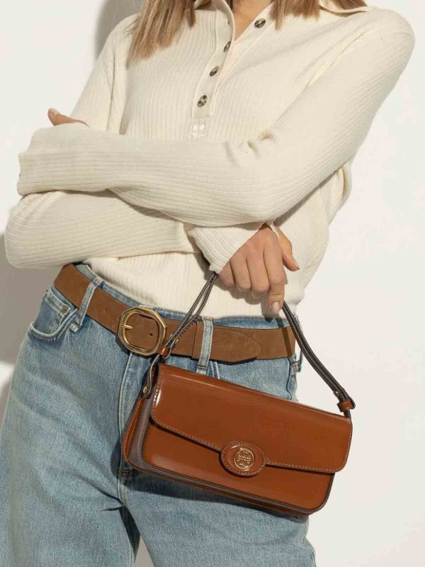The Best Shops TORY BURCH: Bolsas bandoleras - Bolsa Bandolera - Marrón
