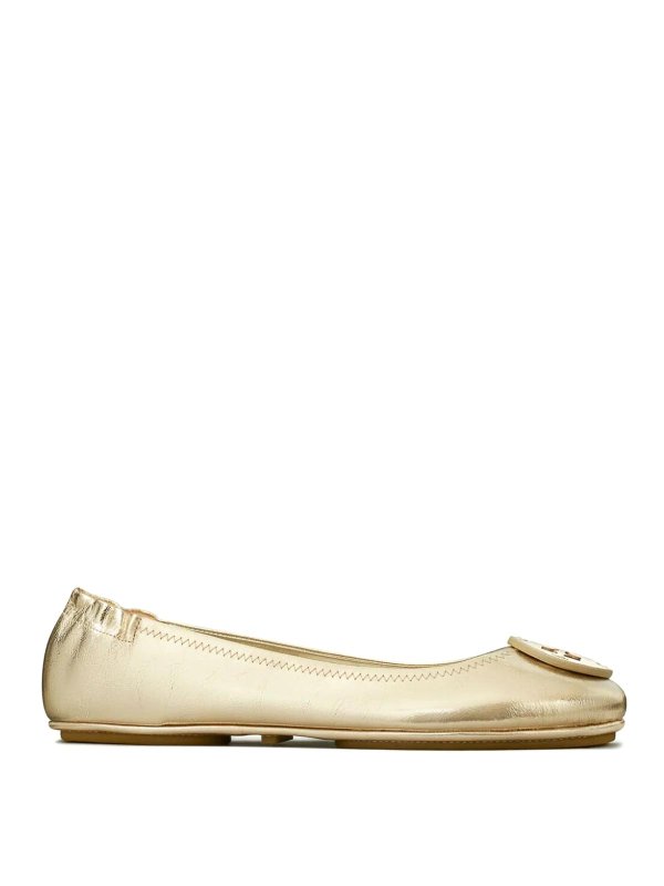 TORY BURCH: フラットシューズ - フラットシューズ - 金