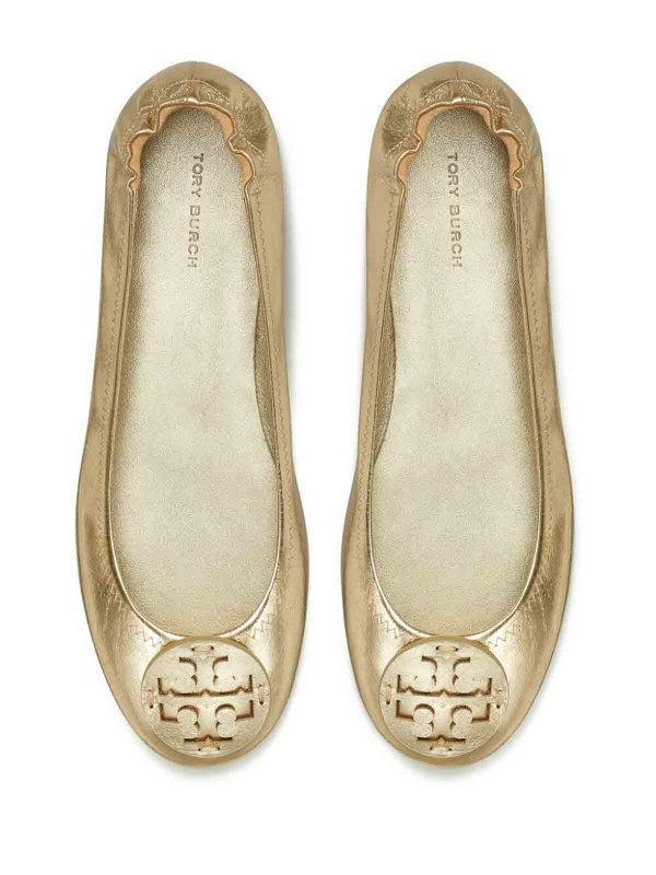 The Best Shops TORY BURCH: フラットシューズ - フラットシューズ - 金