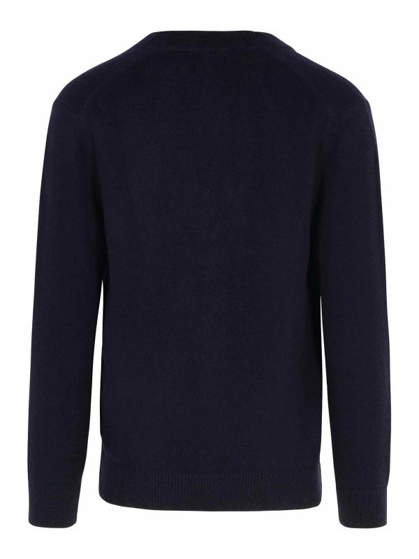 MAISON KITSUNÉ: カーディガン online - カーディガン - ダークブルー