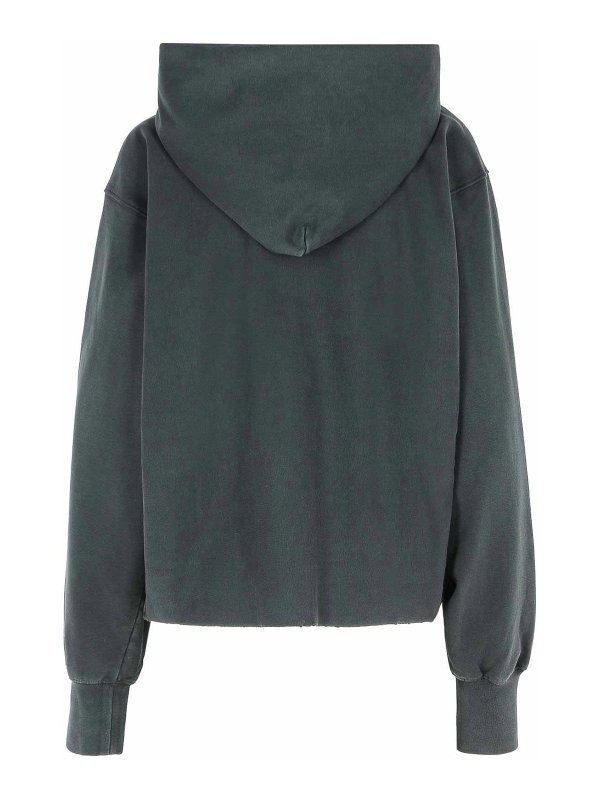 Maison Margiela: Sweatshirts & Sweaters online - Black Cotton Sweatshirt