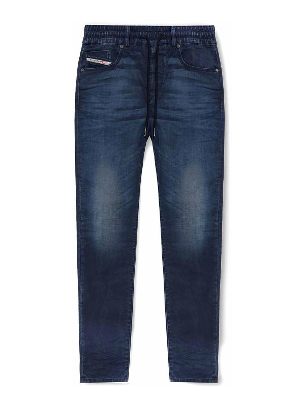 DIESEL: Jeans à jambe droite - Jean Droit - Bleu