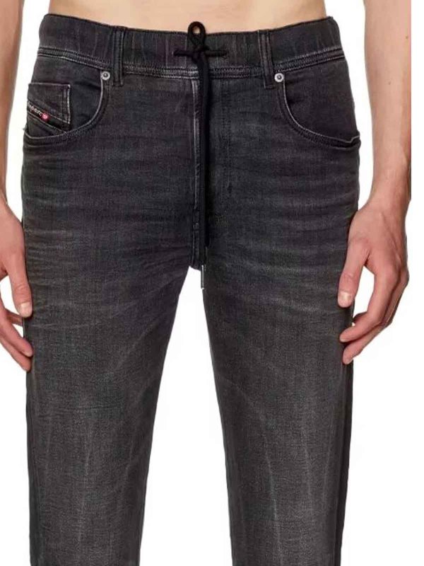 The Best Shops DIESEL: ストレートジーンズ - ストレートジーンズ - 黒