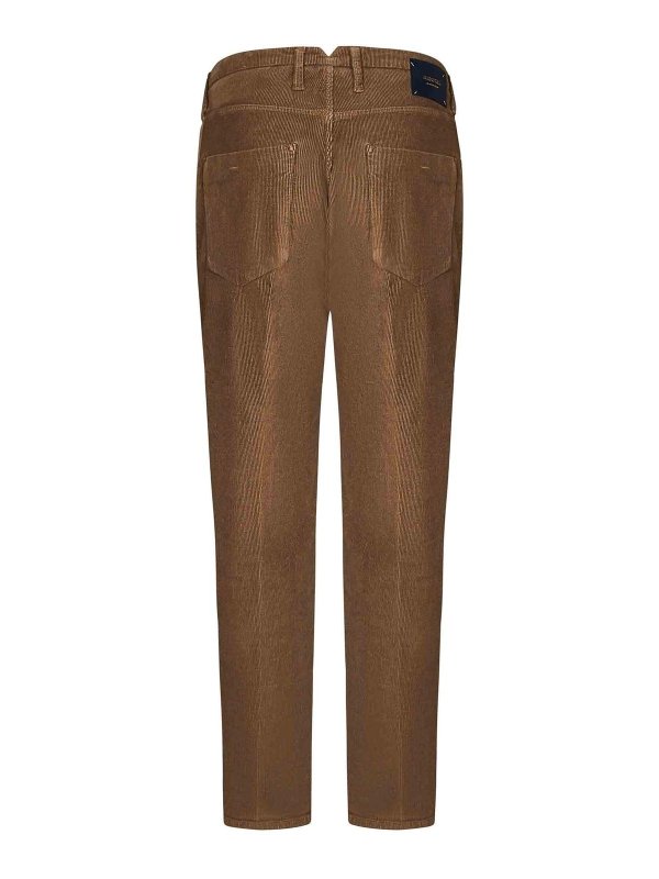 INCOTEX: Pantalons casual online - Pantalons Décontractés - Marron