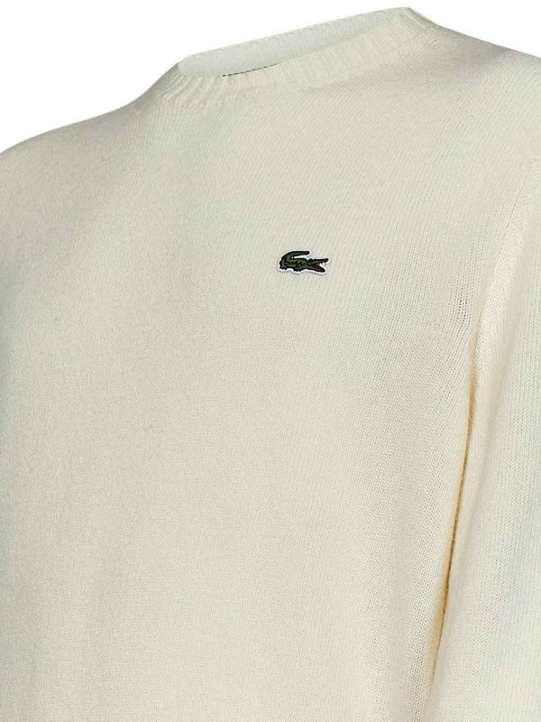 The Best Shops LACOSTE: クルーネック - クルーネック - 白