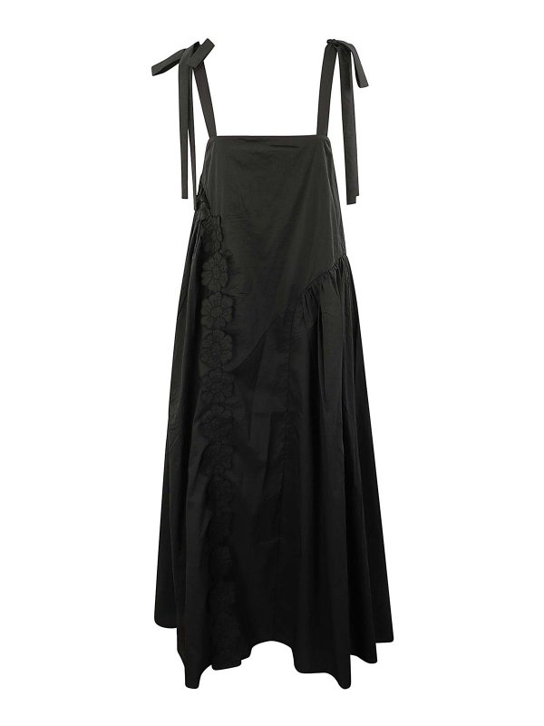 CECILIE BAHNSEN: maxi dresses - Oaklyn Dress Ripstop Black
