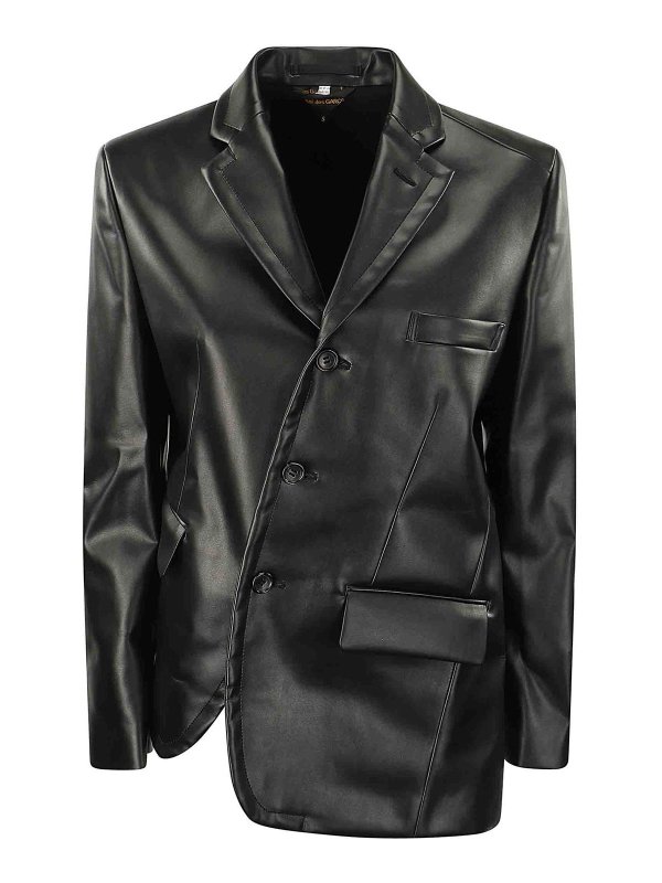 COMME DES GARCONS: Casualjacken - Casualjacke - Schwarz