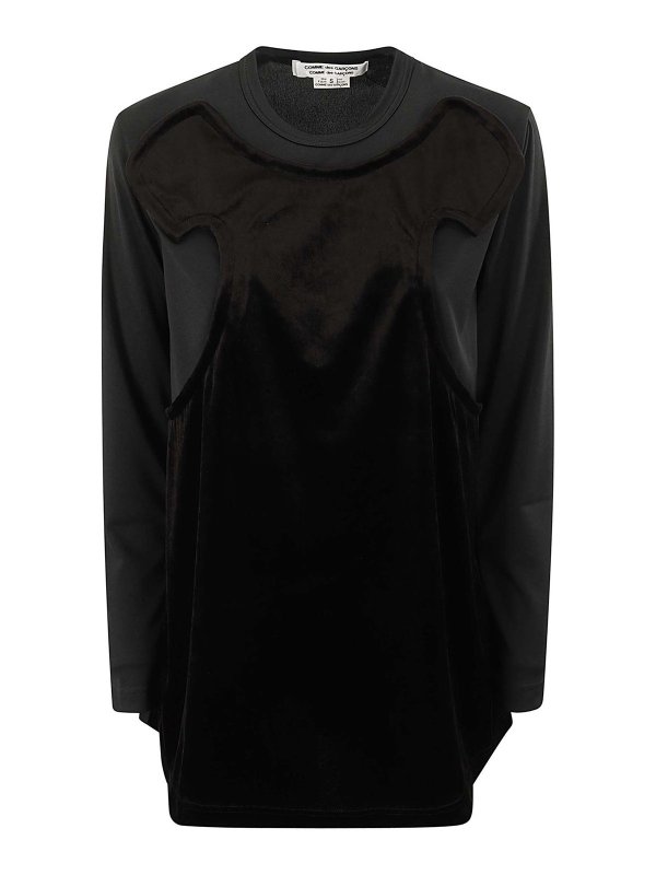 COMME DES GARCONS: T-shirts - T-Shirt - Schwarz