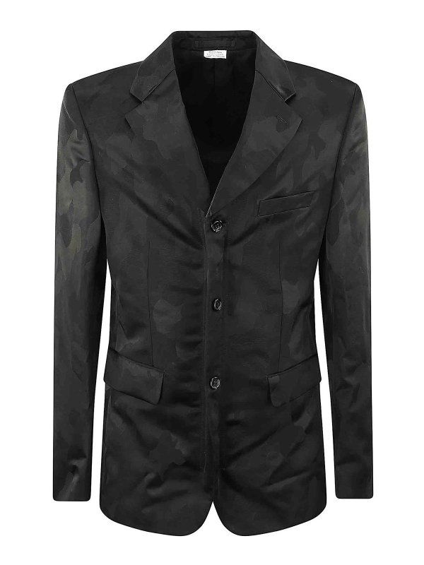 COMME DES GARÇONS HOMMES PLUS: Casualjacken - Casualjacke - Schwarz