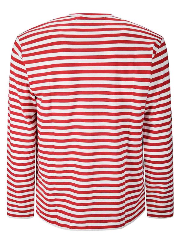 Comme des Garçons Play: t-shirts online - T-Shirt Red Emblem